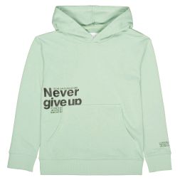 Kapuzensweat Never give up! Jungen Staccato