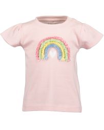 T-Shirt Regenbogen 3D Mädchen Blue Seven