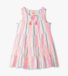 Sommerkleid Streifenmuster Neon Mädchen Hatley